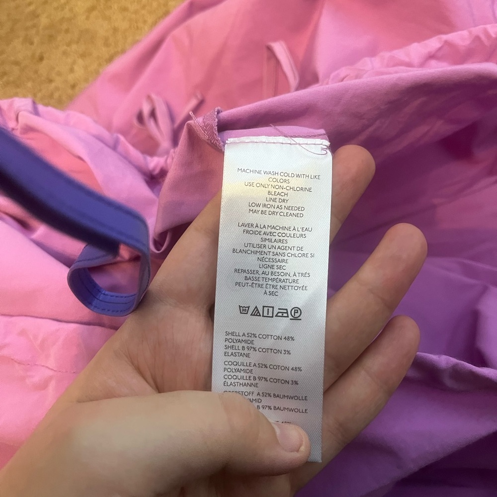 Anthropologie Daily Practice Strapless MIDI Active Dress in Purple Size S - Picture 7 of 7
